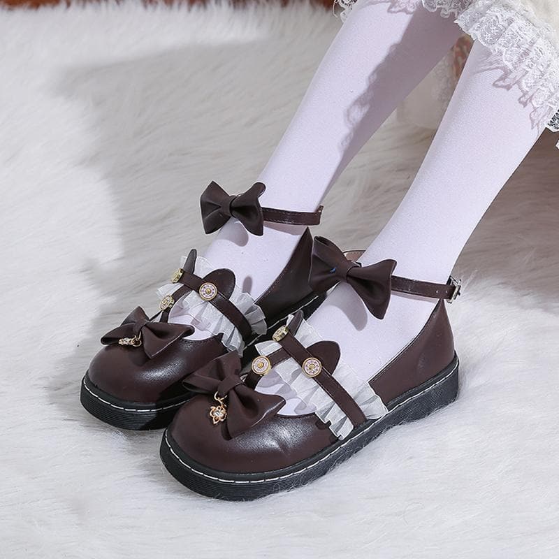 Lolita Vintage Little Leather Shoes