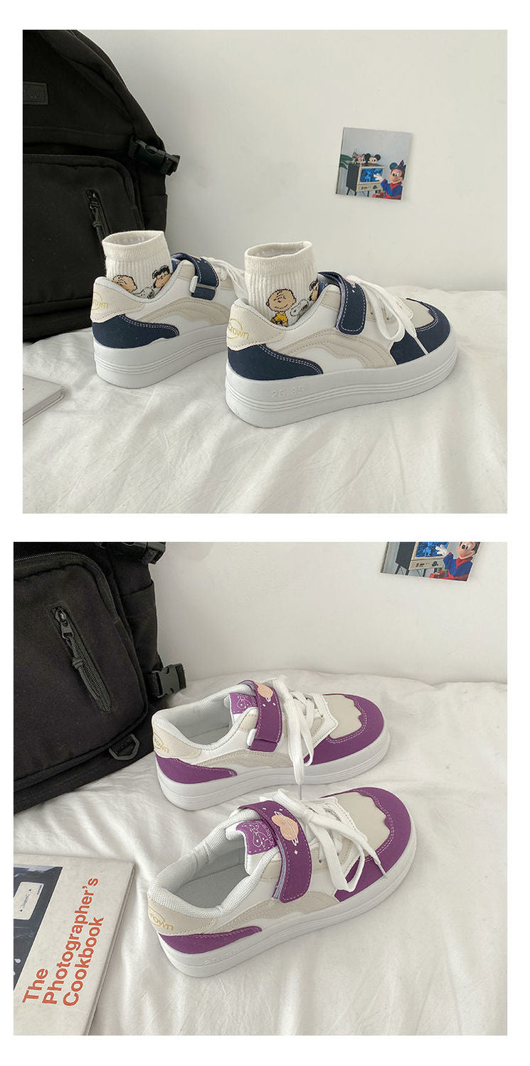 Kawaii Lolita White Spring Sport Shoes