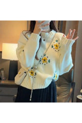 Fall Daisy Daydream Knit Sweater