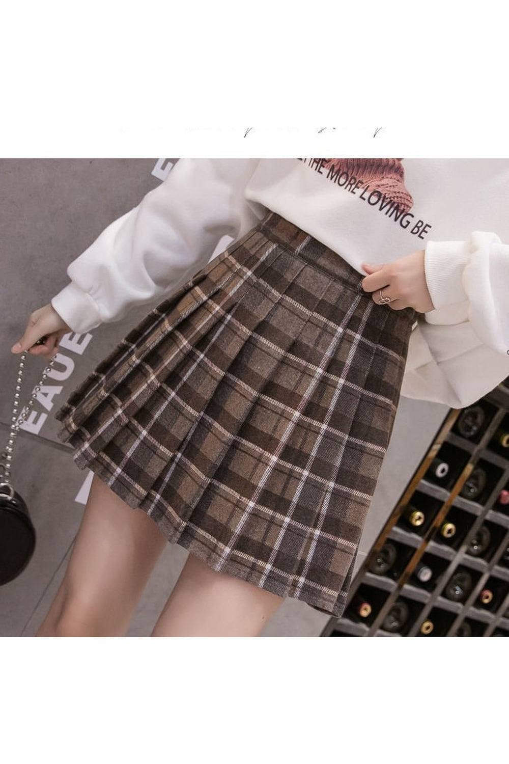 Dark Academia Autumn Skirt