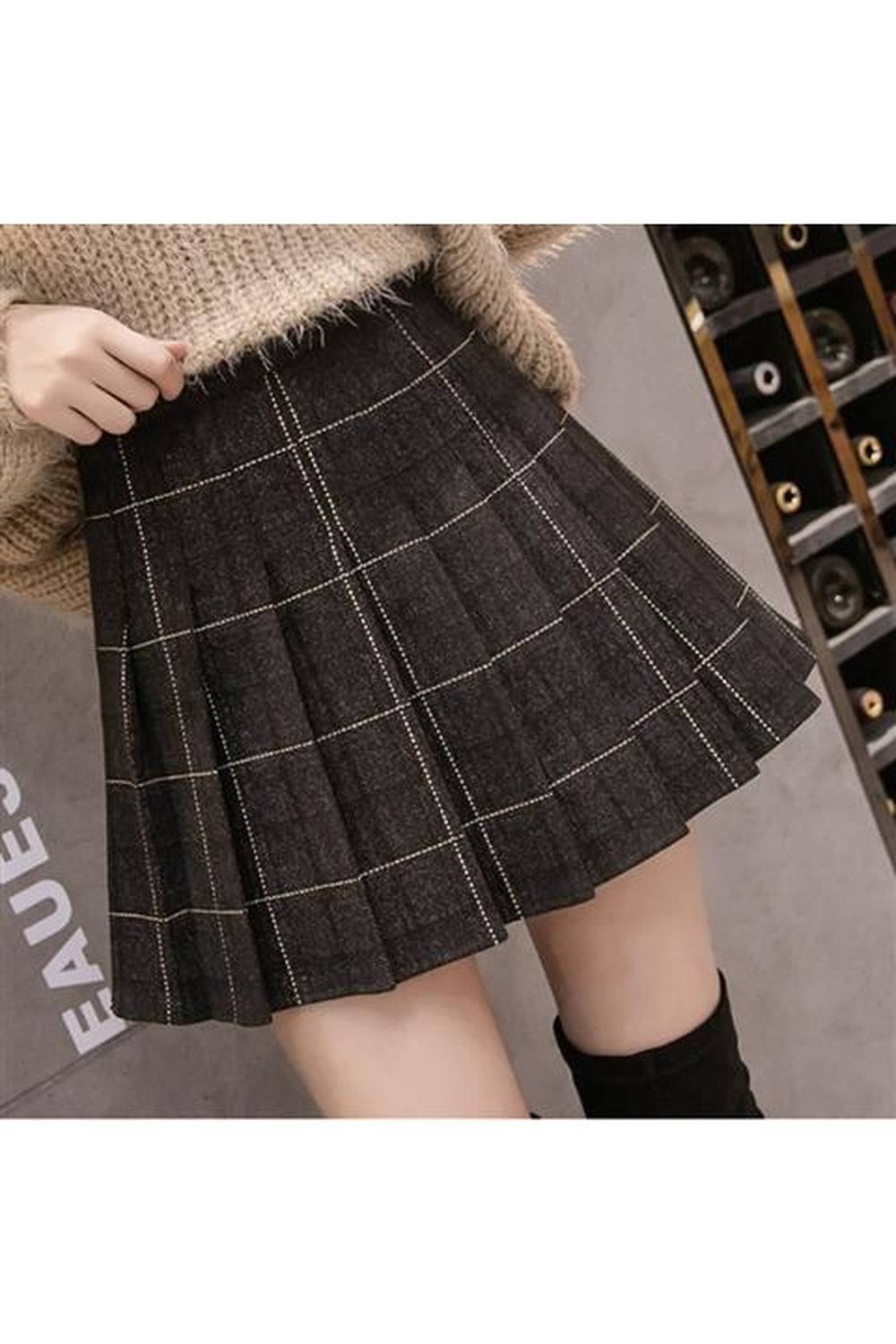 Dark Academia Autumn Skirt