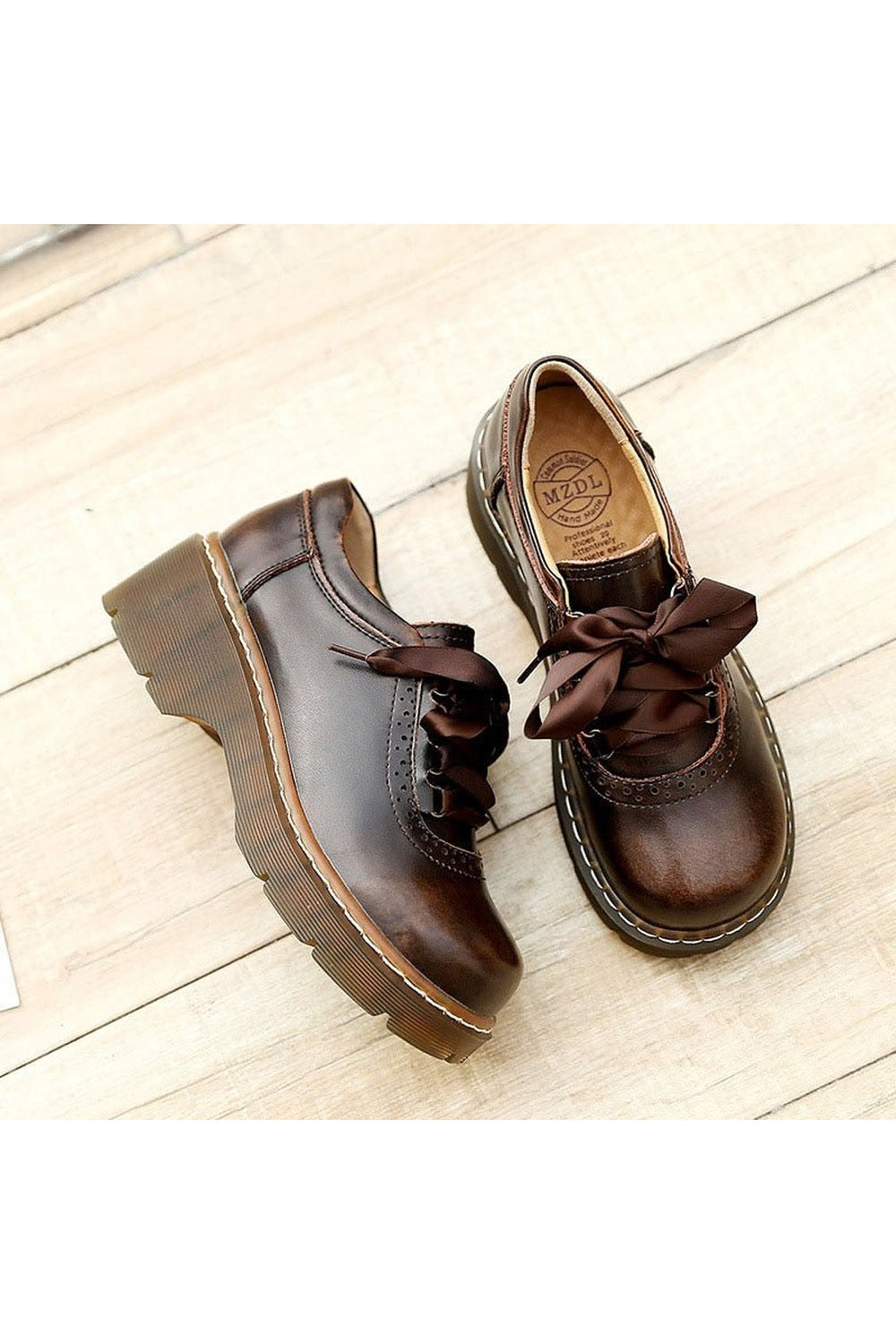 Dark Academia Oxford Shoes