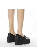 Dark Bat Charm Chunky Shoes