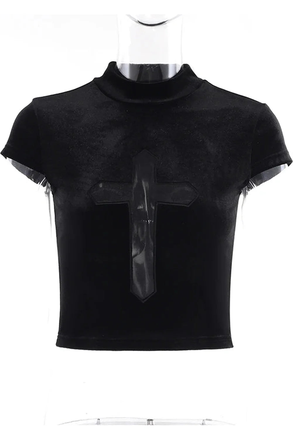 Dark Cross Sheer Mall Gothic Women's T-Shirt