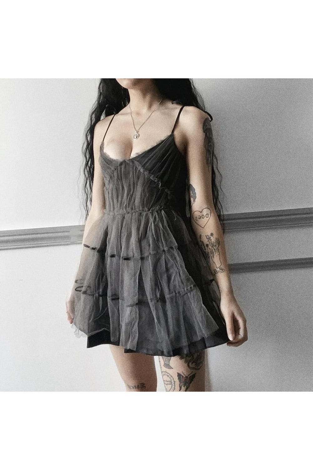 Dark Goth Elegant Dress