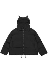 Dark Horned Puffer Jacket