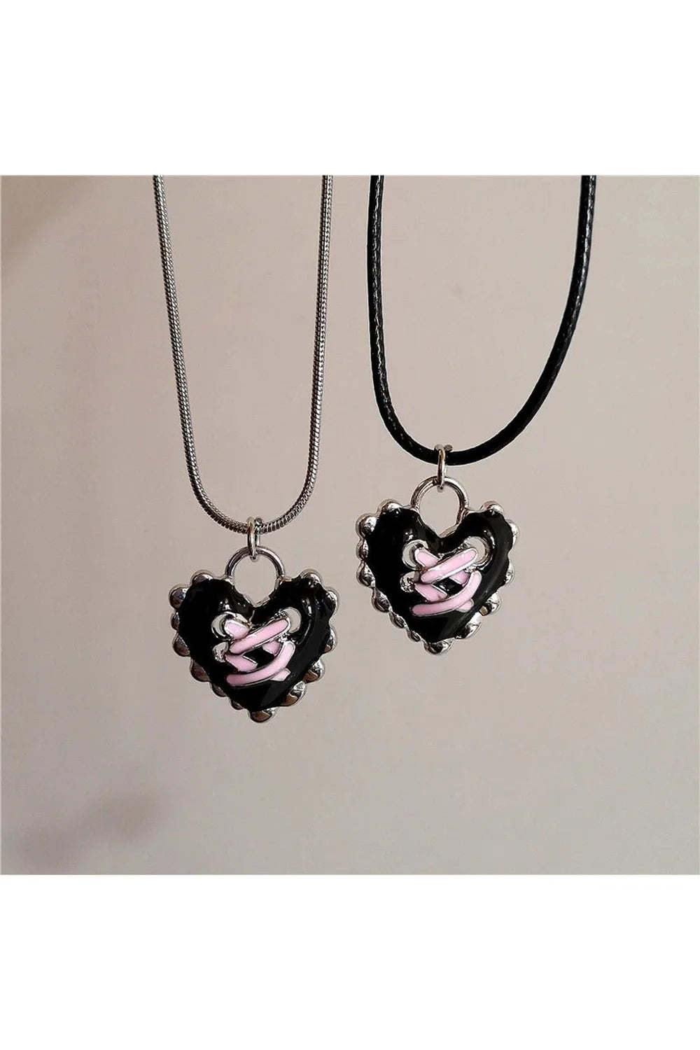 Dark Romance Corset Heart Necklace