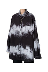 Dark Tie-dye Harajuku Blouse