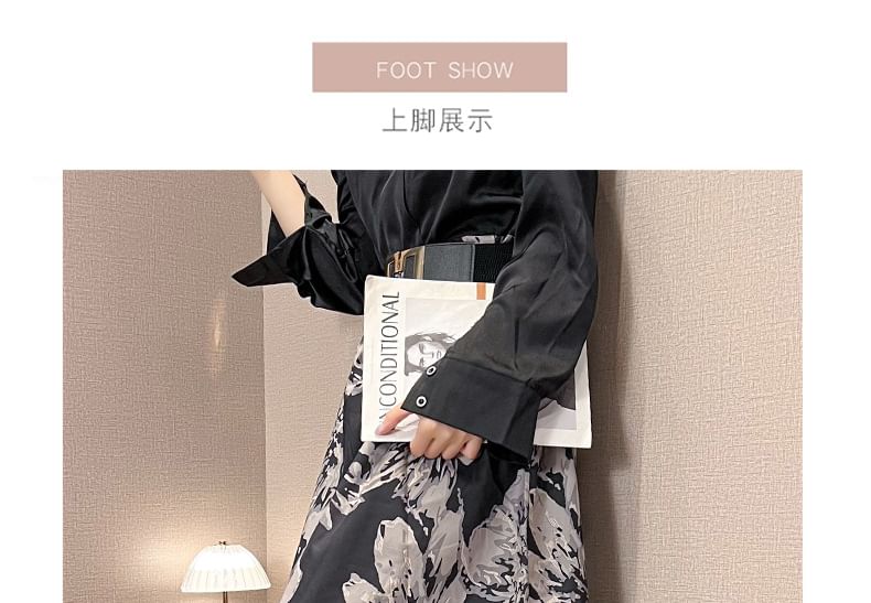 Cap Toe Chunky Heel Mary Jane Shoes