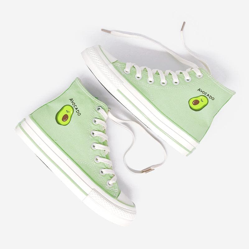 Jfashion Avocado Canvas Shoes