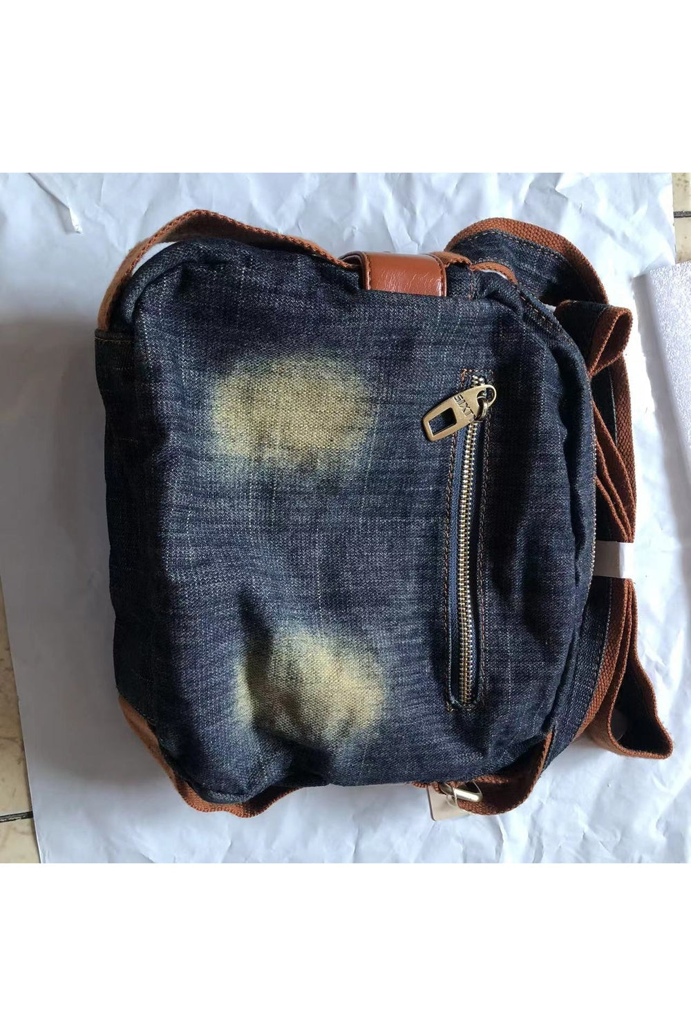 Denim Crossbody Handbag