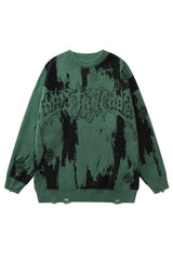 Distorted Chaos Knit Sweater