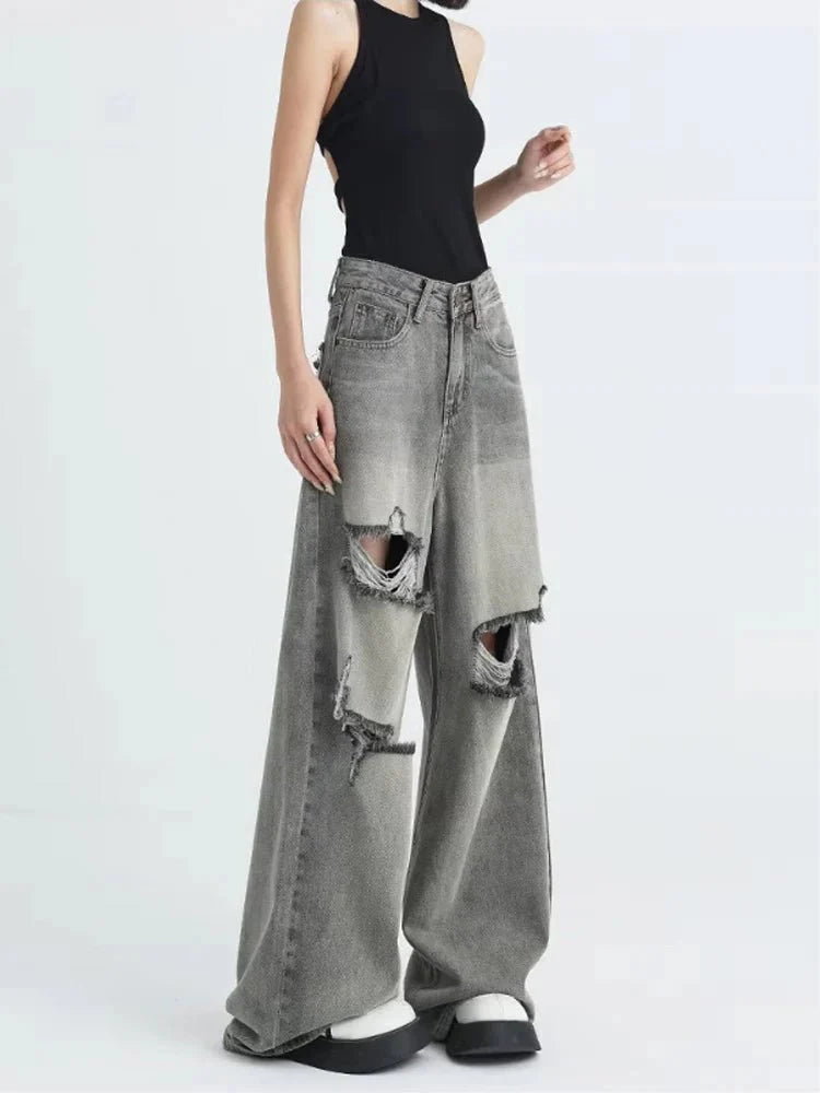 Distressed Oversized Baggy Jeans