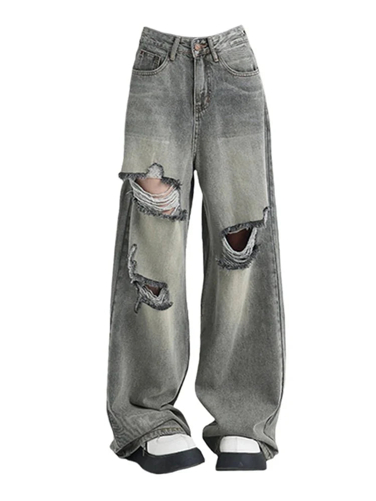 Distressed Oversized Baggy Jeans