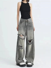 Distressed Oversized Baggy Jeans