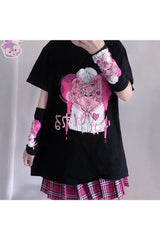 E-Girl Anime Heart T-shirt