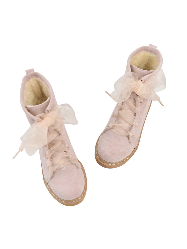 Lotus Fairy Apricot/Pink Boots BE750