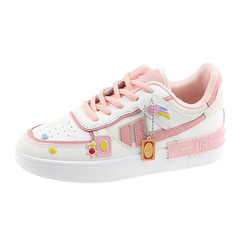 Ulzzang Yellow/Red Sports Shoes