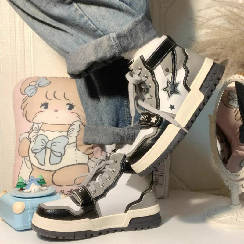 High-top Versatile Star Shoes W626