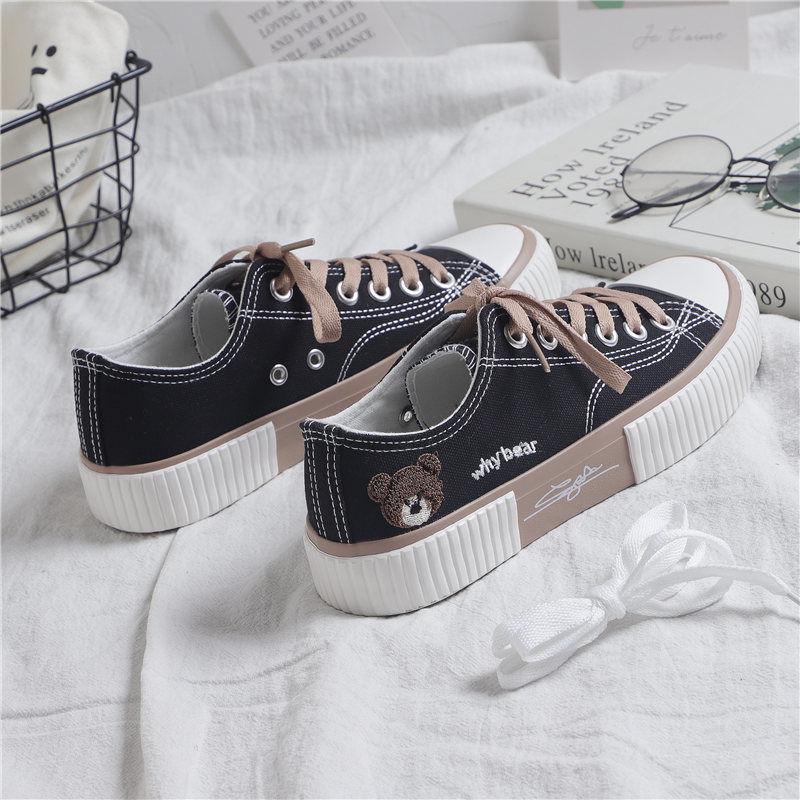 Harajuku Bear Kawaii Sports Shoes