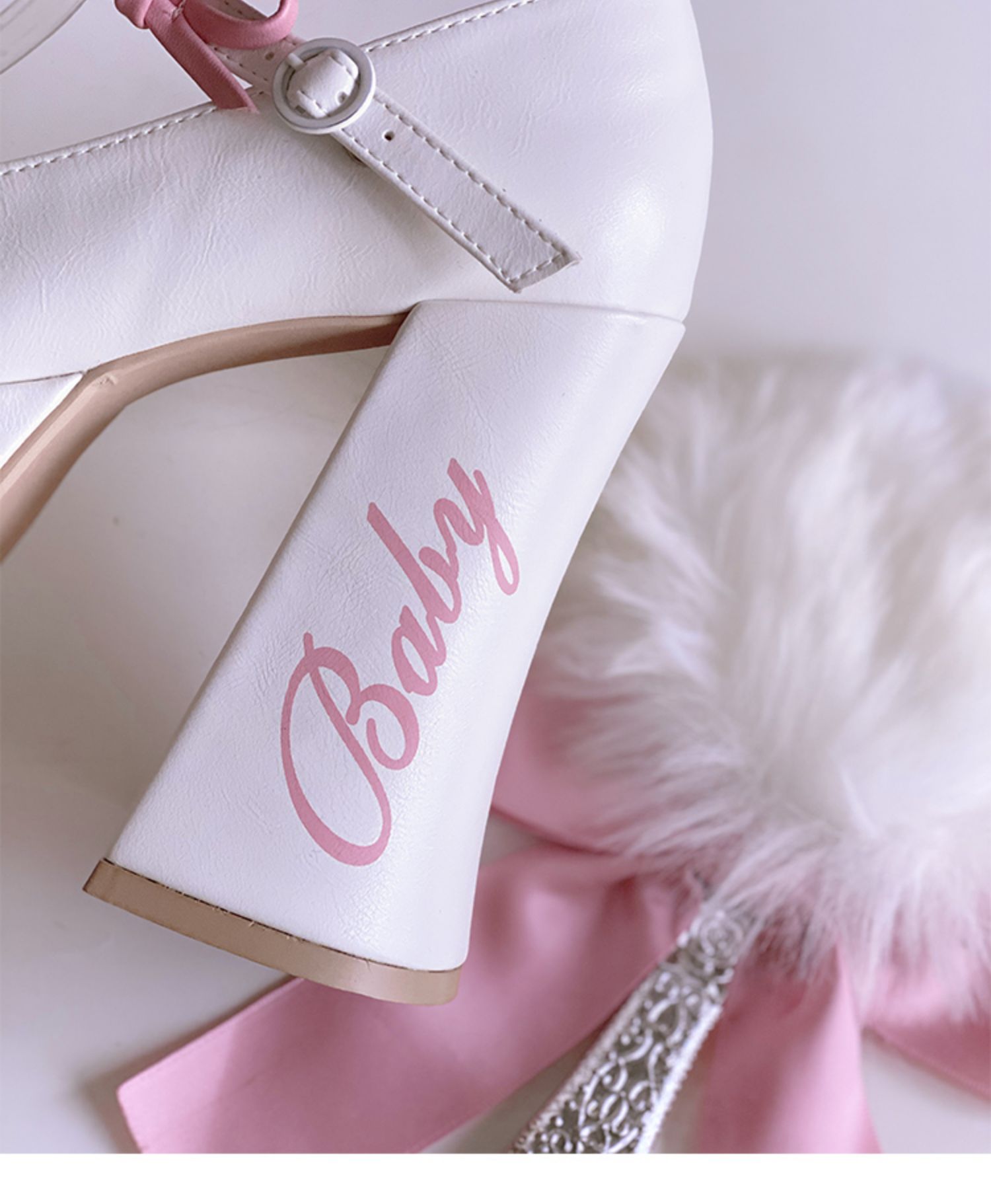 5 Colors Cute Heels Pastel Elegant Shoes ON612