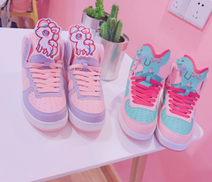 Cute Macaron Pink Shoes