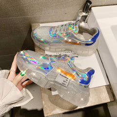 Laser Silver Cool Shoes BE777