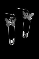 Egirl Metal Pins Earrings