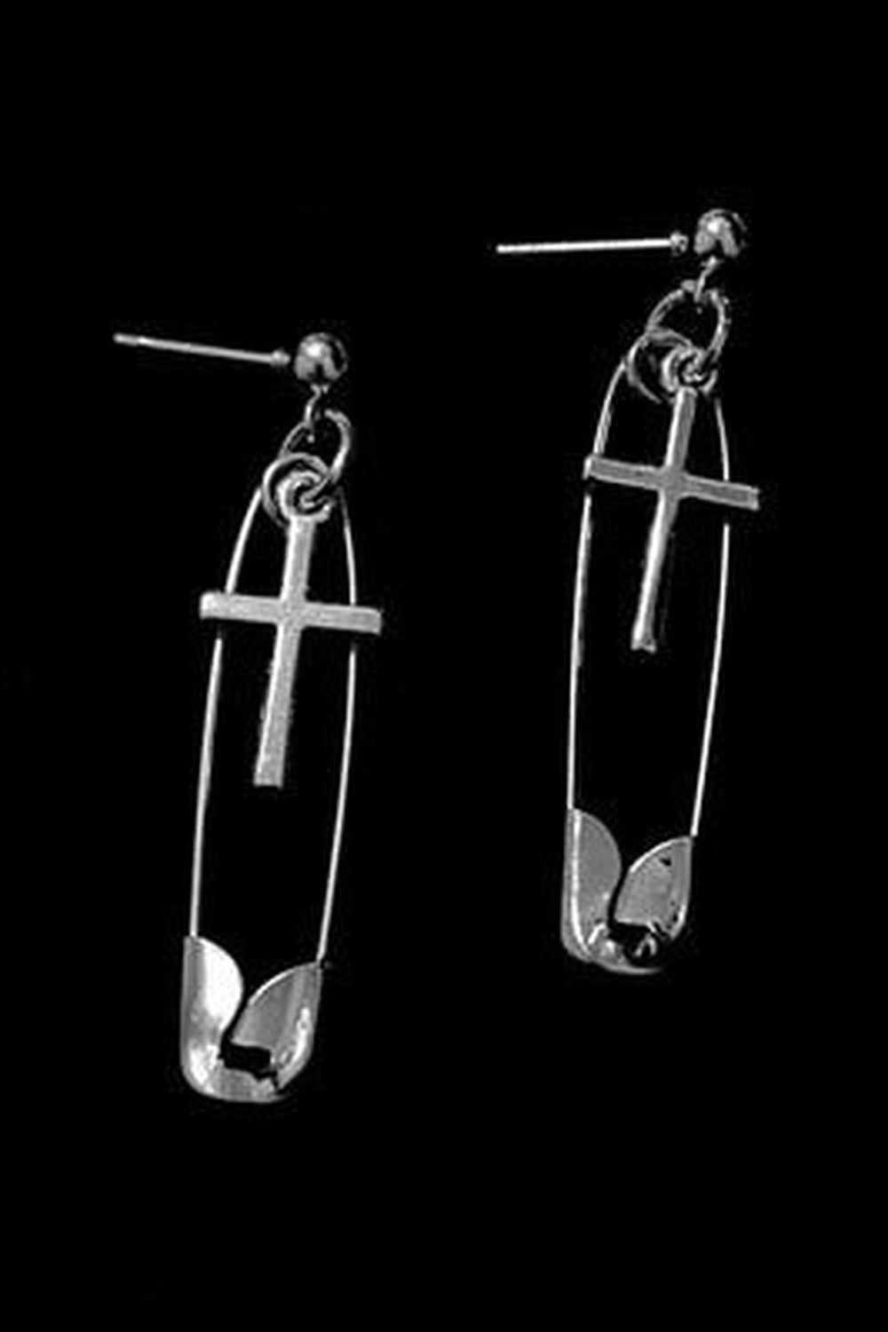 Egirl Metal Pins Earrings