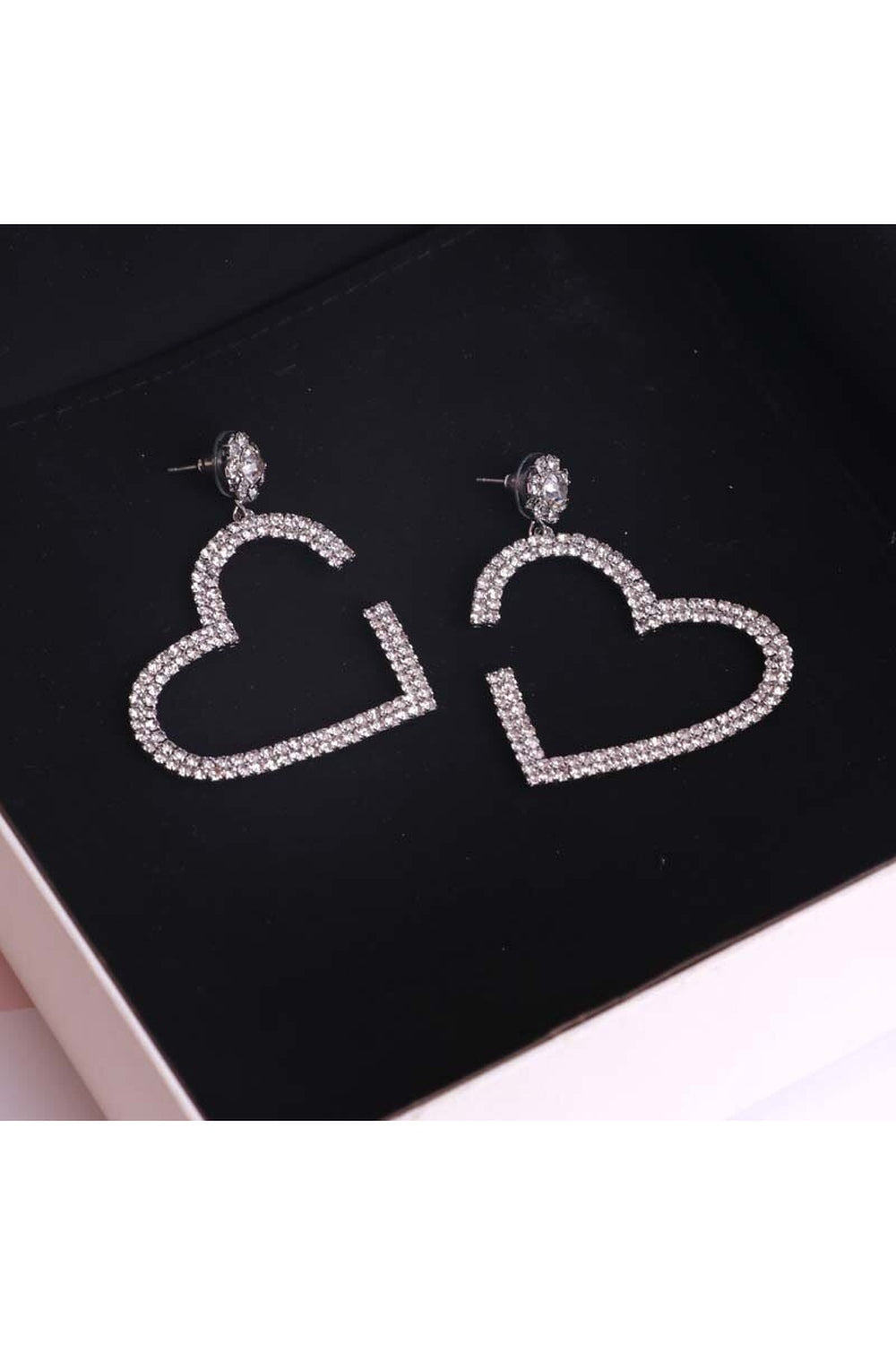 Egirl Metallic Crystal Charm Earrings