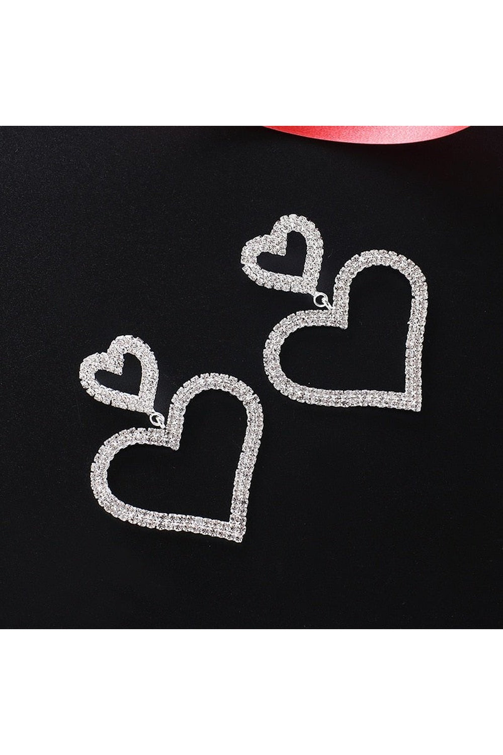 Egirl Metallic Crystal Charm Earrings