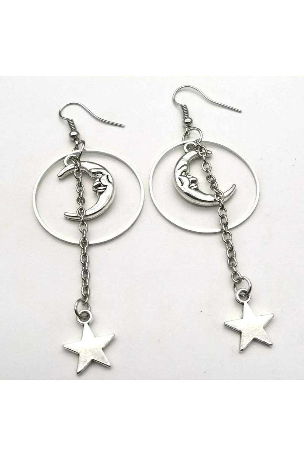 Egirl Moon and Stars Earrings