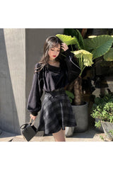 Egirl Plaid Mini Skirt