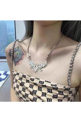 Egirl Style Metal Necklace