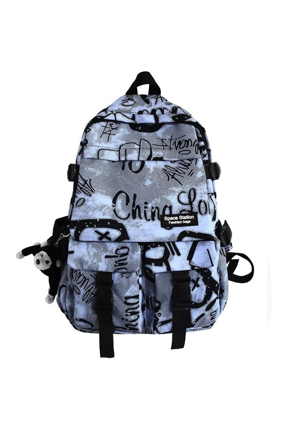 Egirl Style Nylon Backpack