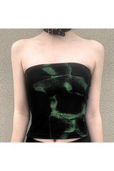 Crop top tie-dye Egirl
