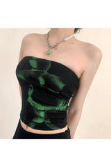 Crop top tie-dye Egirl