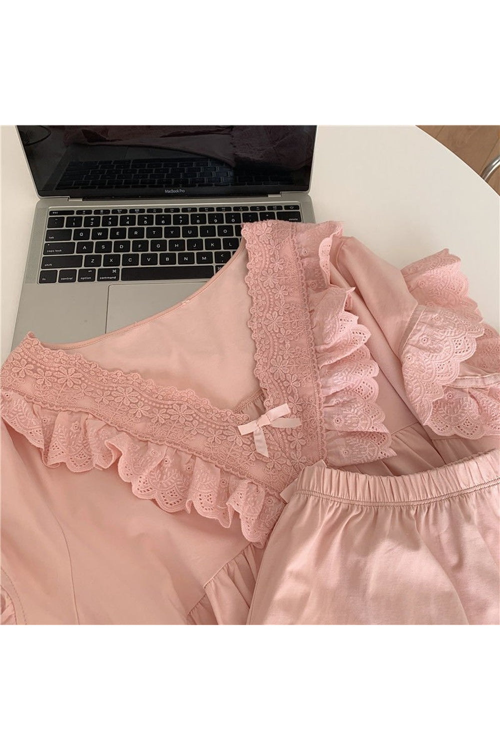 Elegant Ruffles Pajama