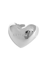 Bague élégante en argent avec cœur LOVE