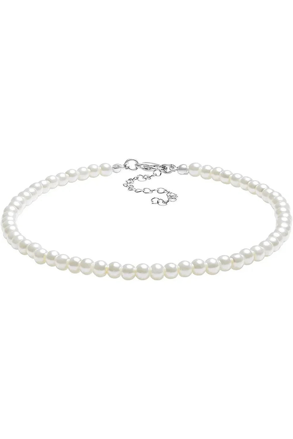 Elegant White Pearl Choker