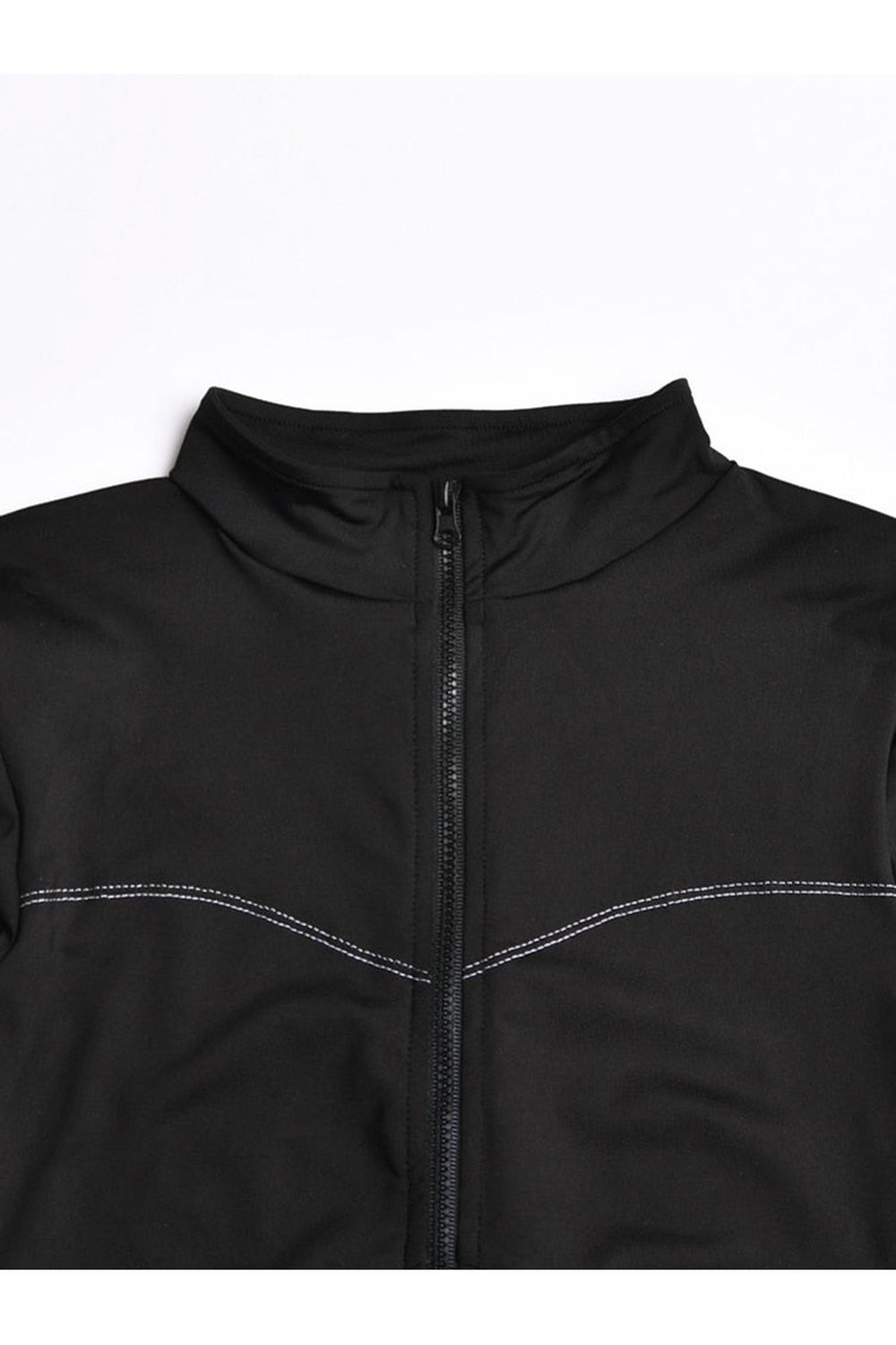 Elegant Zip-up Long Sleeve Tracksuit