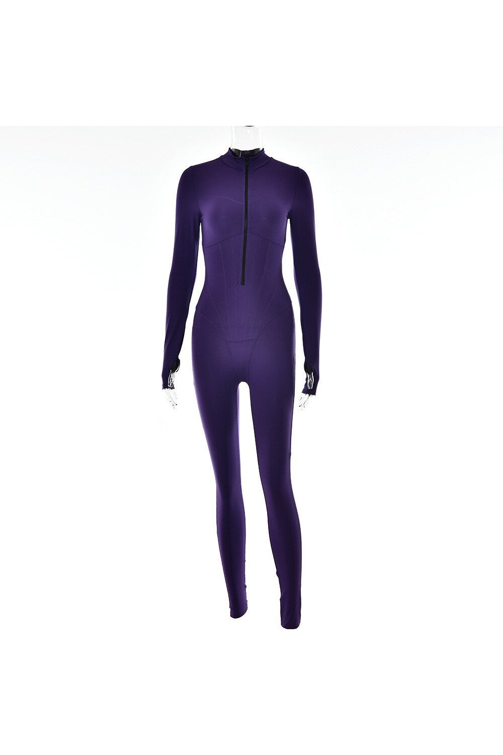 Elegant Zip-up Long Sleeve Tracksuit