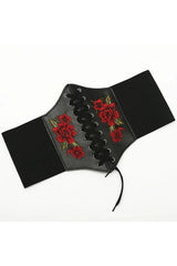 Embroidered Gothic Corset Belt