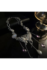 Enchanted Butterfly Crystal Choker