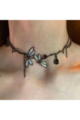 Enchanted Dragonfly Gothic Choker