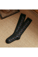 Ethnic Floral Long Socks