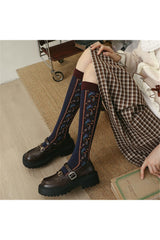 Ethnic Floral Long Socks