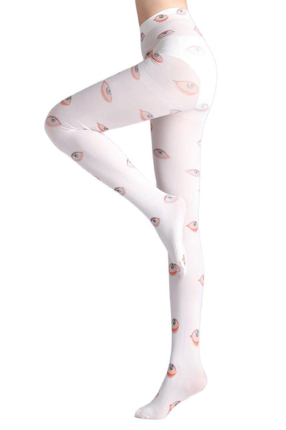 Eye Print Pantyhose Leggings Stockings