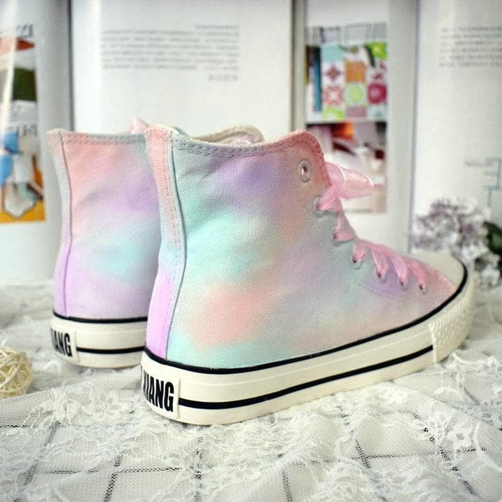 Colorful Harajuku Canvas Shoes