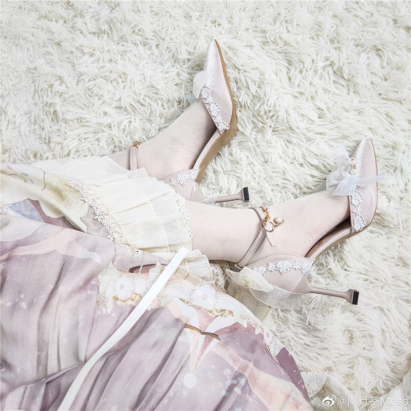 Harajuku Princess OTT Kitten Heel Shoes BE1319